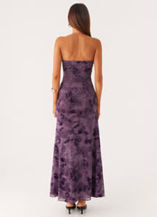 Alexandrite Midi Dress - Purple