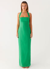 Allyse Cotton Maxi Dress - Cactus