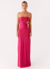 Anetta Maxi Dress - Fuchsia