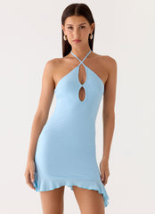 Capri Days Mini Dress - Ice Blue