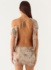 Cinema Mini Dress - Desert Blur