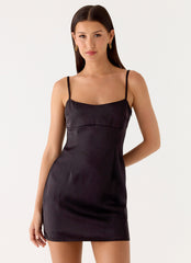 Clementine Mini Dress - Black