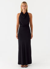 Crazy Over Me Maxi Dress - Black
