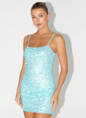 Danali Mini Dress - Blue