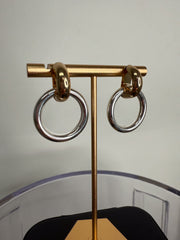 Dannaka Interlock Hoop Earrings