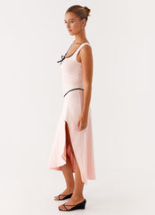 Darlene Midi Dress - Pink