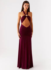 Deltina Maxi Dress - Boysenberry