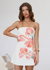 Denby Strapless Mini Dress - Siena Floral