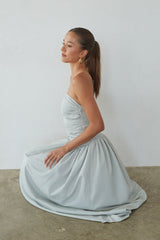 Elara Striped Maxi Dress