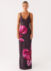 Griselda Maxi Dress - Dark Chocolate