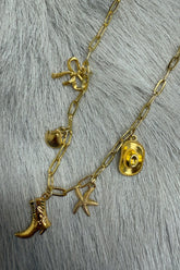 Hannah Cowgirl Charm Pendant Necklace