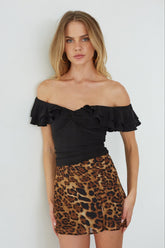 Lolita Off the Shoulder Ruffle Top
