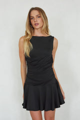 Liza Cowl Back Mini Dress