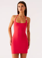 Palm Beach Mini Dress - Pink