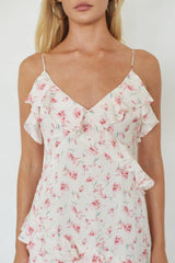 Poppy Floral Ruffle Maxi Dress