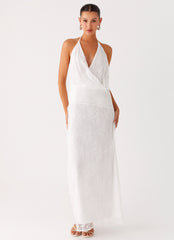 Reinhart Halter Maxi Dress - White