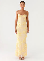 That Girl Maxi Dress - Lemon