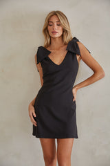Audrey Bow Strap Mini Dress