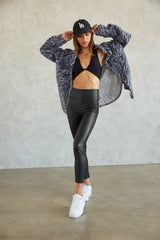 Edna Faux Leather Leggings