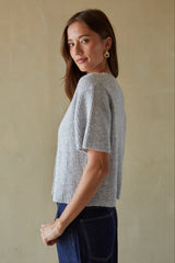 Gabriette Ribbed Knit Cardigan