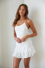 Livia One Shoulder Lace Mini Dress