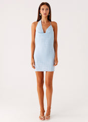 About Today Mini Dress - Blue