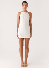 Again And Again Mini Dress - Ivory