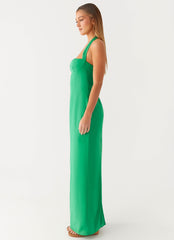 Allyse Cotton Maxi Dress - Cactus