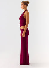 Almost Love Maxi Dress - Plum