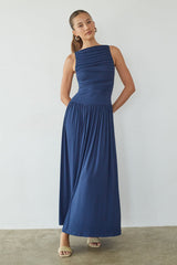 Breana Ruched Maxi Dress