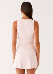 Cherry Sky Mini Dress - Pink