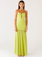 Claria Maxi Dress - Lime