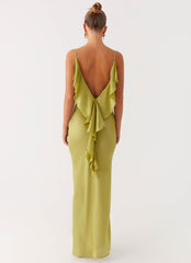 Jade Escape Maxi Dress - Lime