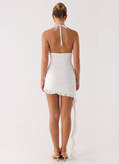 Keep A Beat Mini Dress - Ivory