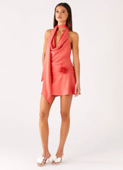 Kenzie Mini Dress - Coral