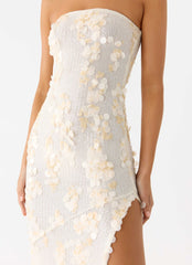 Minni Sequin Maxi Dress - Ivory