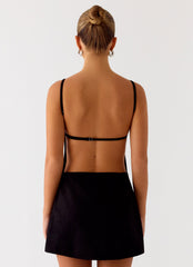Play With Fire Mini Dress - Black