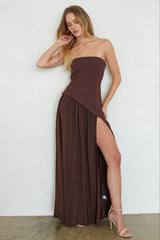 Retta Asymmetrical Maxi Dress