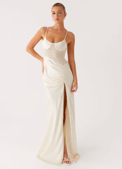 Rising Sun Maxi Dress - Off White