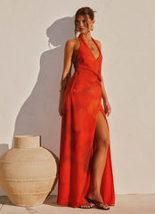 So Chic Maxi Dress - Scarlet Blur