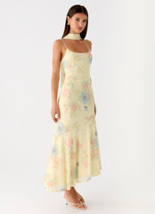 Sole Mio Midi Dress - Spring Meadow