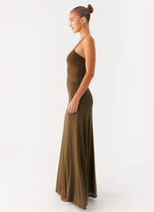 Starfall Maxi Dress - Khaki