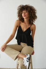 Ivy Mesh Babydoll Cami