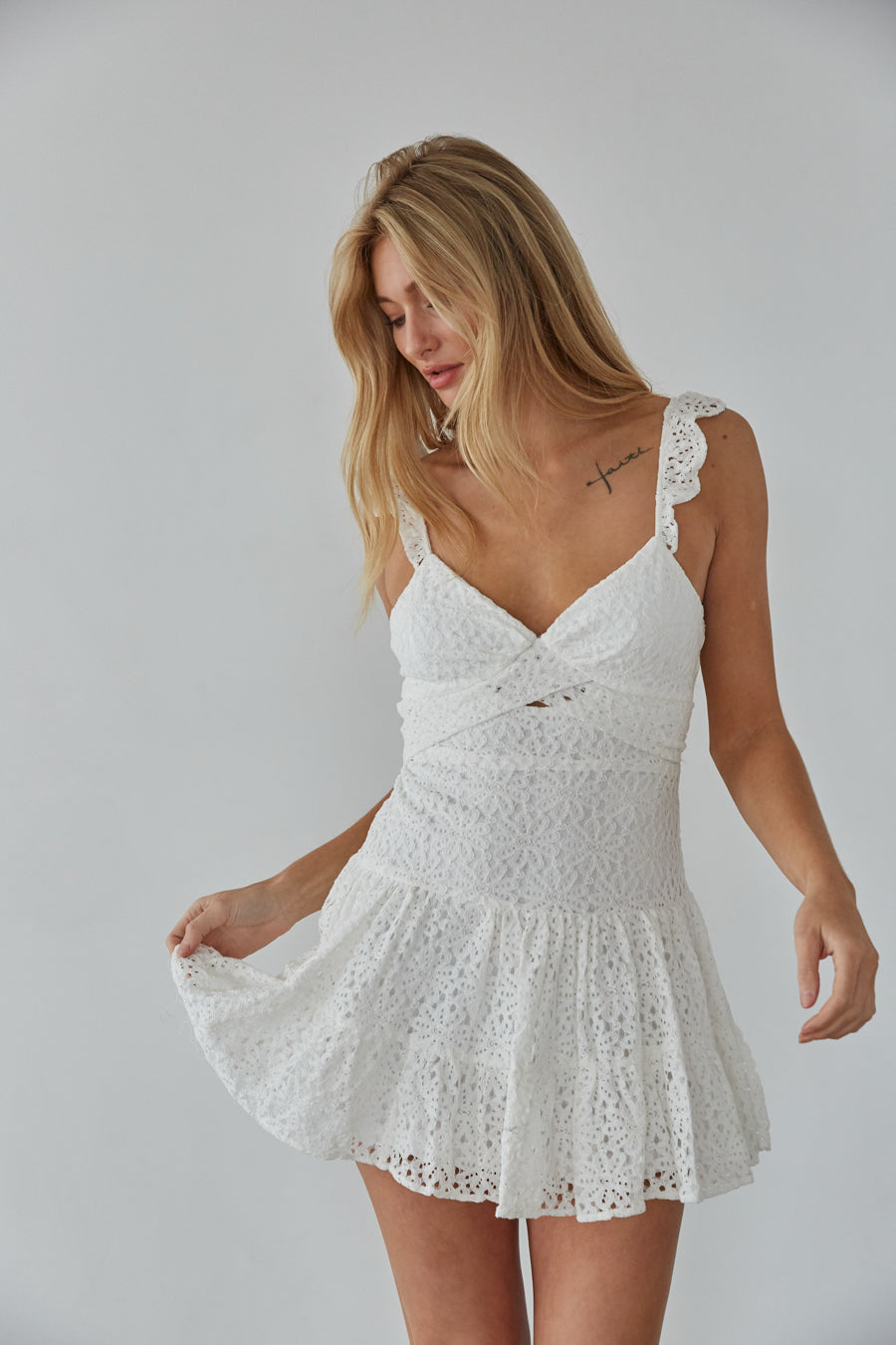 Liliana Lace Mini Dress