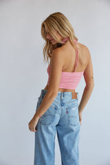 Regina Rose Mesh Halter Top